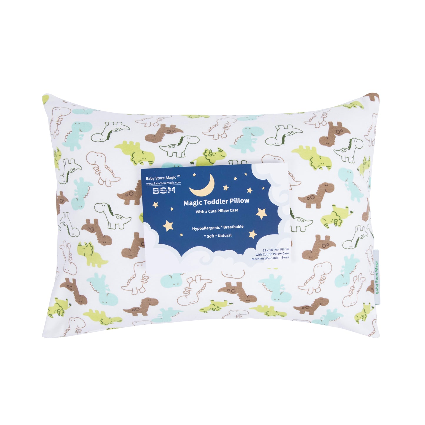 Toddler Pillow - Dino Light Magic