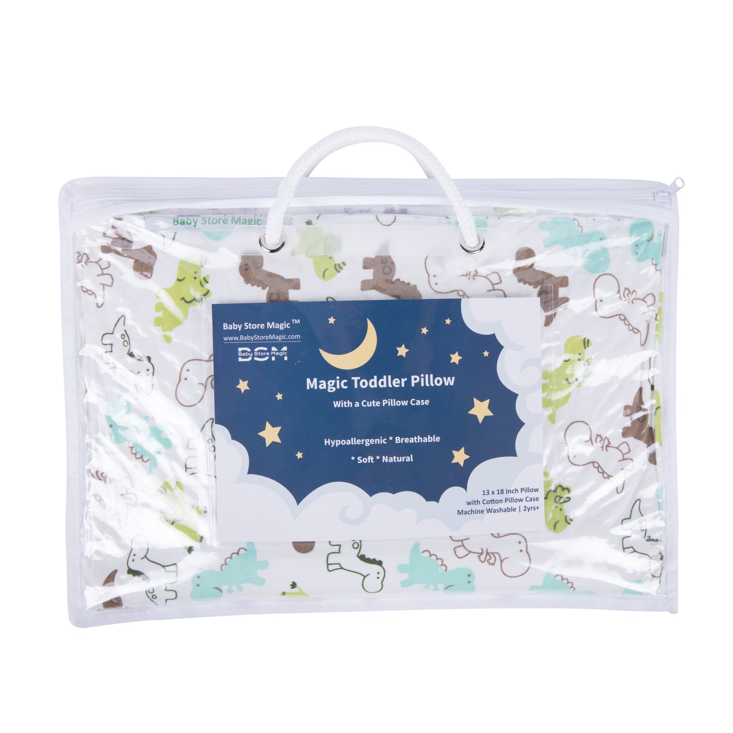 Toddler Pillow - Dino Light Magic