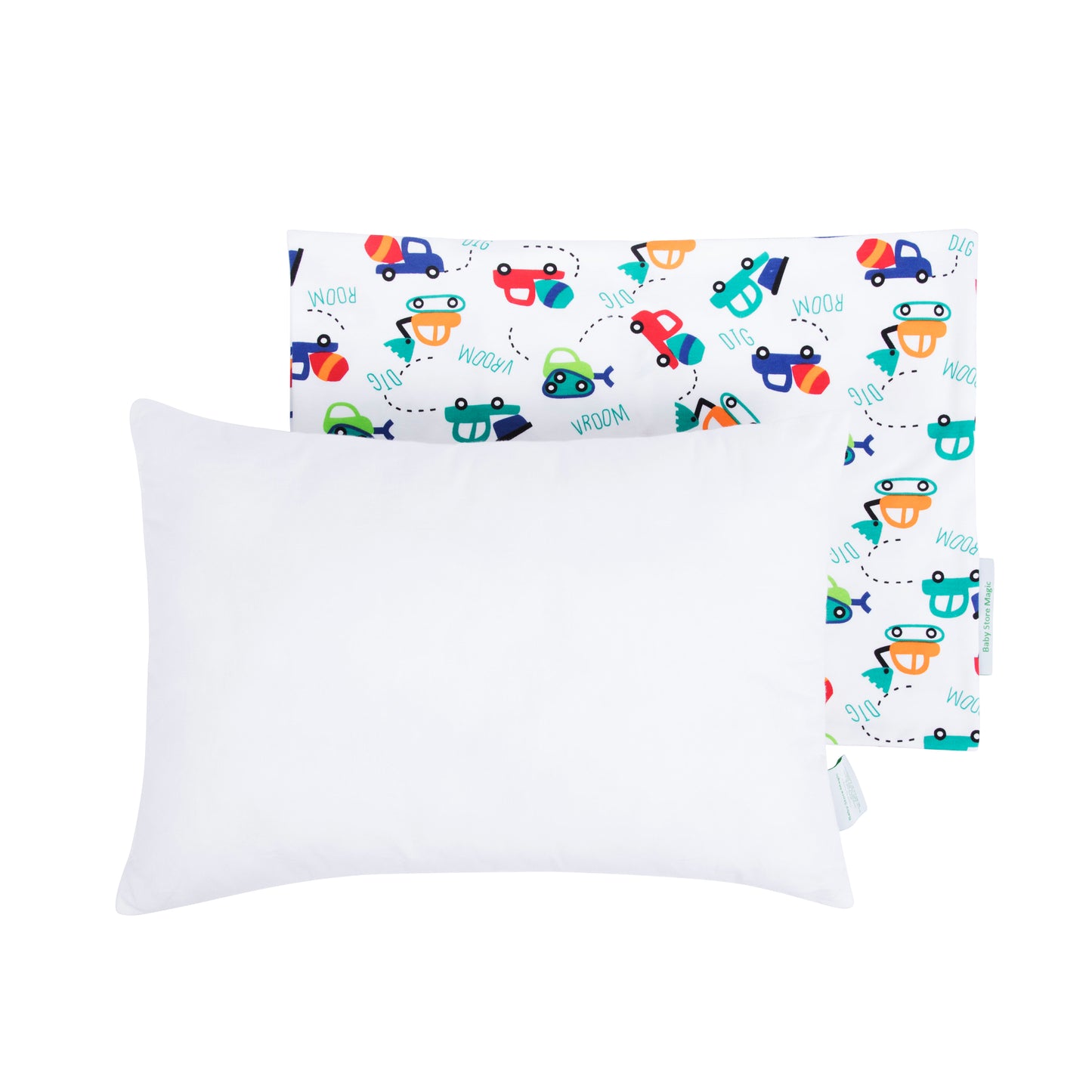 Toddler Pillow - Vroom Magic