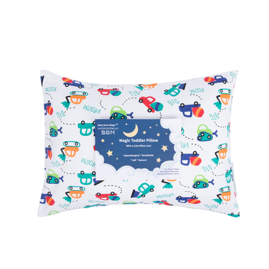 Toddler Pillow - Vroom Magic
